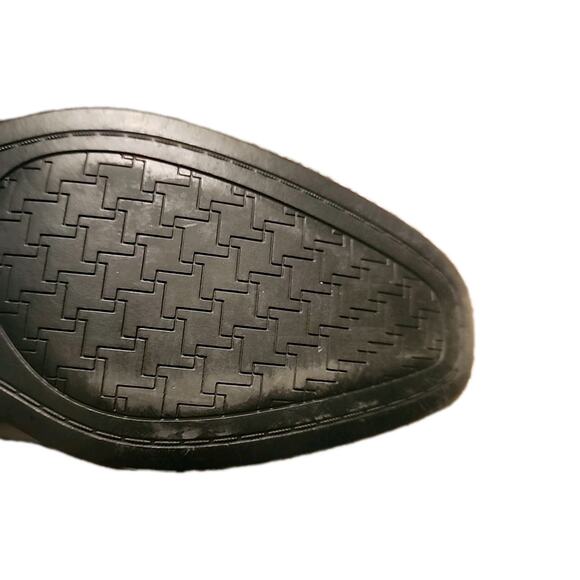 Perry Ellis Stewart Portfolio Black Dress Shoes, Size 9 Preowned - Picture 4 of 9